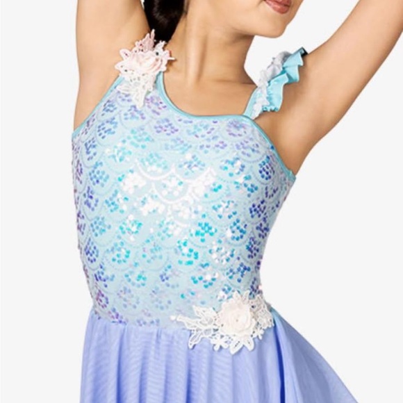 Sparkling Blue Costume Dress-women’s size large - Picture 15 of 15